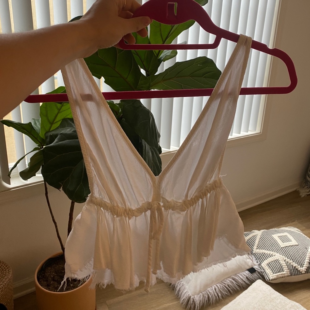 Open back Brandy Melville crop top